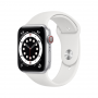 APPLE MG2C3TY/A APPLE WATCH SERIES 6 GPS   CELL  44MM SILVER  WHI