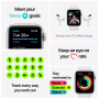 APPLE MYDQ2TY/A APPLE WATCH SE GPS, 44MM SILVER  WHITE