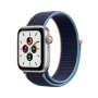APPLE MYEG2TY/A APPLE WATCH SE GPS   CELL, 40MM SILVER  DEEP NAVY