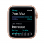 APPLE MYEY2TY/A APPLE WATCH SE GPS   CELL, 44MM GOLD  PLUM SPORTL