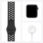 APPLE M00X3TY/A APPLE WATCH NIKE SERIES 6 GPS, 40MM SPACE GRAY  A