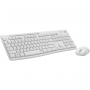 LOGITECH 920-009821 MK295 WHITE TASTIERA   MOUSE SILENT WIRELESS