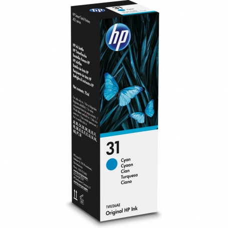 HP 1VU26AE FLACONE INCHIOSTRO 31 CIANO DA 70ML