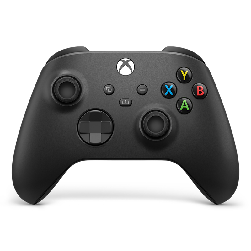 black and white xbox controller