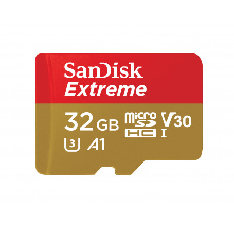 SANDISK MICROSDHC 32GB EXTREME   ADATT. SCHEDA MEMORIA