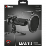 TRUST 22656 MANTIS MICROFONO GAMING/STREAMING/PODCAST, CAVO USB 1.5MT, TREPPIEDE