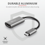 TRUST 23774 DALYX CAVETTO ADATTATORE USB-C M. HDMI F. ALLUMINIO