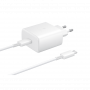 SAMSUNG CARICABATTERIE TRAVEL ADAPTER TYPE-C 45W BIANCO EP-TA845XWEGWW