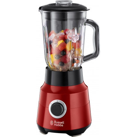 RUSSELL HOBBS 24720-56 FRULLATORE 1,5LT BICC. VETRO LAME ACCIAIO 650W