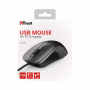 TRUST 23733 MOUSE FILO CARVE USB BLACK