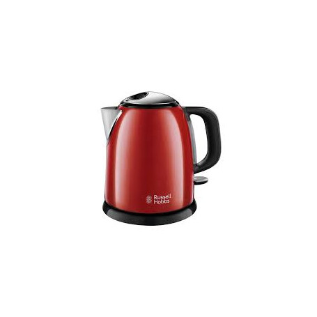 RUSSELL HOBBS COLOURS PLUS COMPATTO FLAME RED (24992-70) BOLLITORE 1LT 2400W