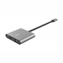 TRUST 23772 DALYX 3IN1 MULTIPORT USB-C ADATTATORE ALLUM MINI-DOCK :1 USB-C, 1 HDMI, 1 USB 3.0