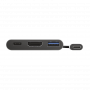 TRUST 23772 DALYX 3IN1 MULTIPORT USB-C ADATTATORE ALLUM MINI-DOCK :1 USB-C, 1 HDMI, 1 USB 3.0