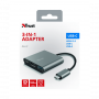 TRUST 23772 DALYX 3IN1 MULTIPORT USB-C ADATTATORE ALLUM MINI-DOCK :1 USB-C, 1 HDMI, 1 USB 3.0