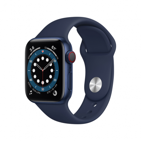 APPLE M06Q3TY/A APPLE WATCH SERIES 6 GPS   CELL  40MM BLUE  DEEPN