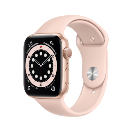 APPLE M00E3TY/A APPLE WATCH SERIES 6 GPS, 44MM GOLD  PINK