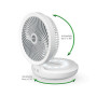 MACOM 990 VENTILATORE SALVASPAZIO CORDLESS OSCILLANTE USBAU